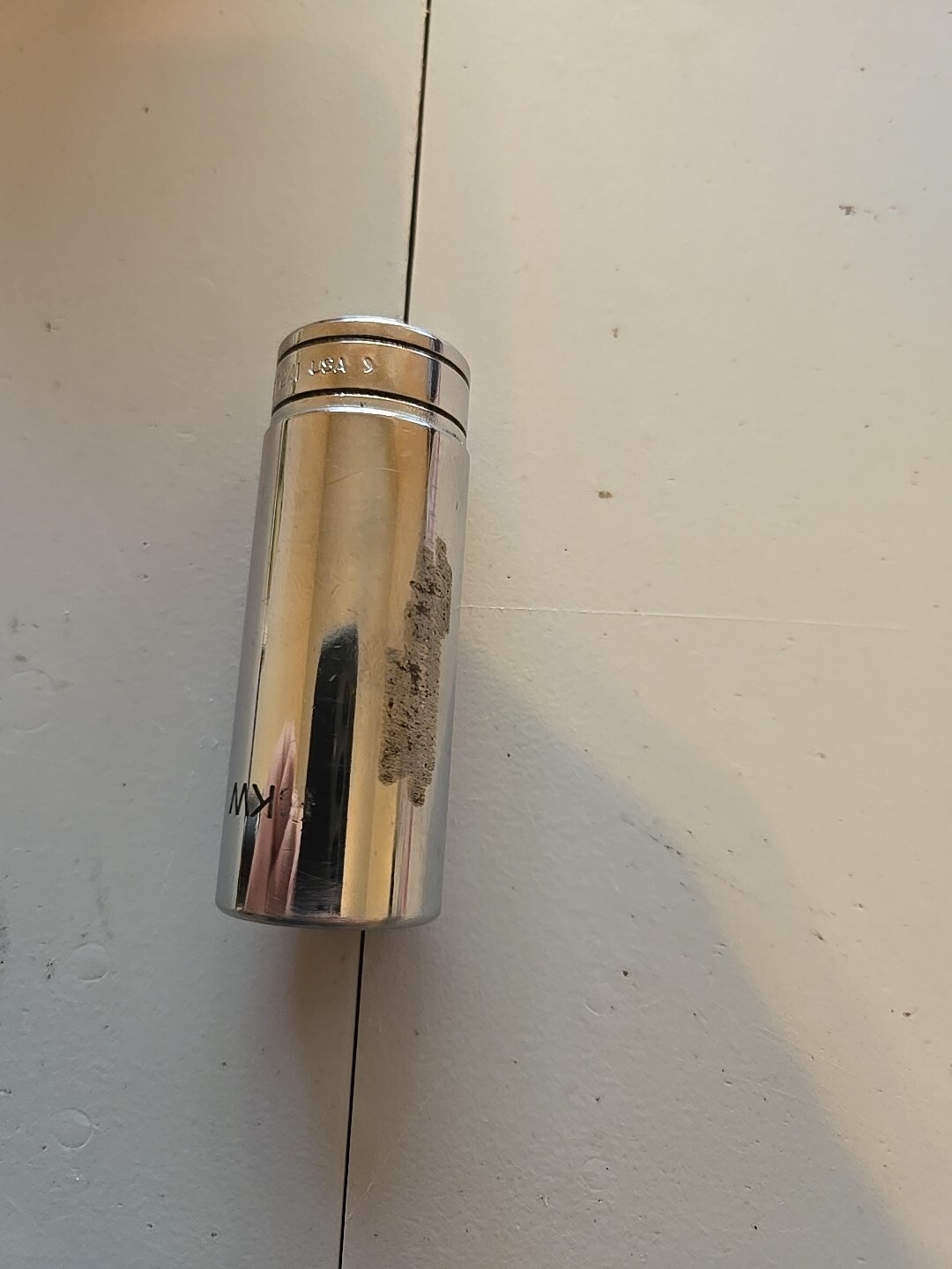 Snap On 3/8″ Drive 3/4″ 12PT SAE Deep Chrome Socket USA SF241