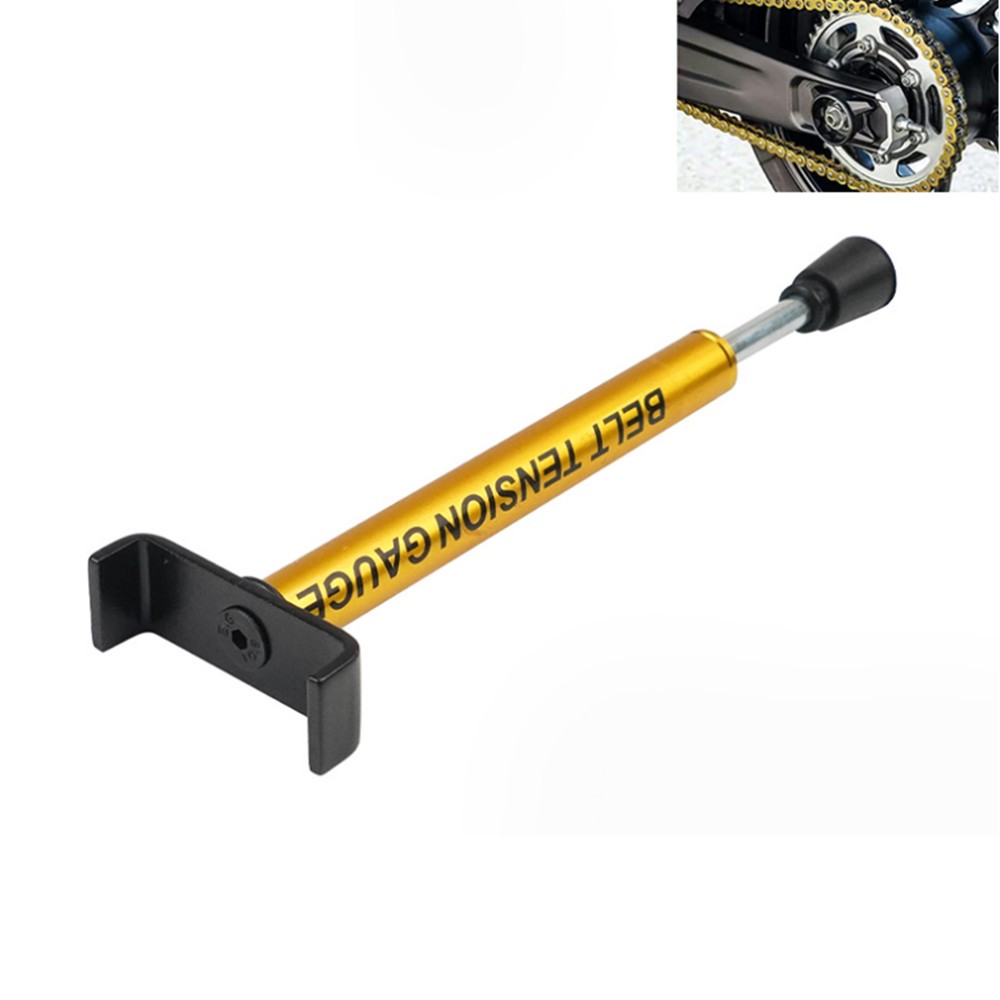 1x Belt Tension Gauge Adjust 10Lbs Belt Tool for Motorcycle Bicycle Drive Belts