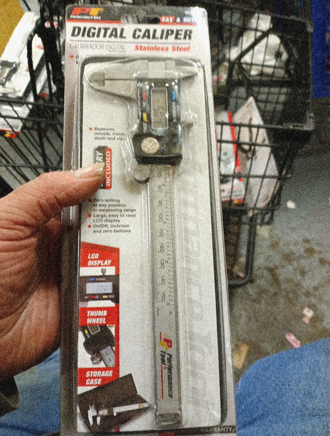 Performance Tool Digital Caliper – 0-6in W80152 . 795