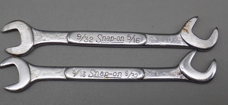5 Snap On Ignition Wrenches Open End DS2224 DS1820 DS2018 DS1516 DS161 Tools