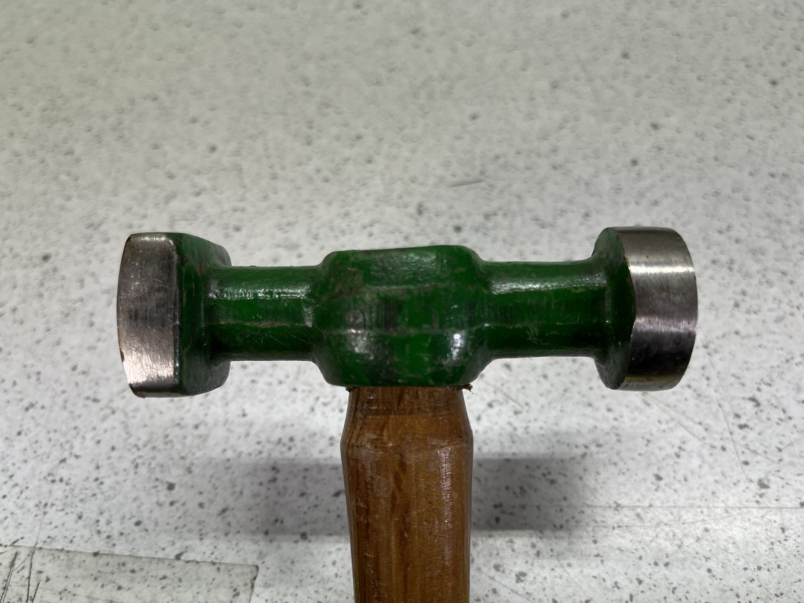 Used Auto Body Hammers & Dollies Set, Painted in green