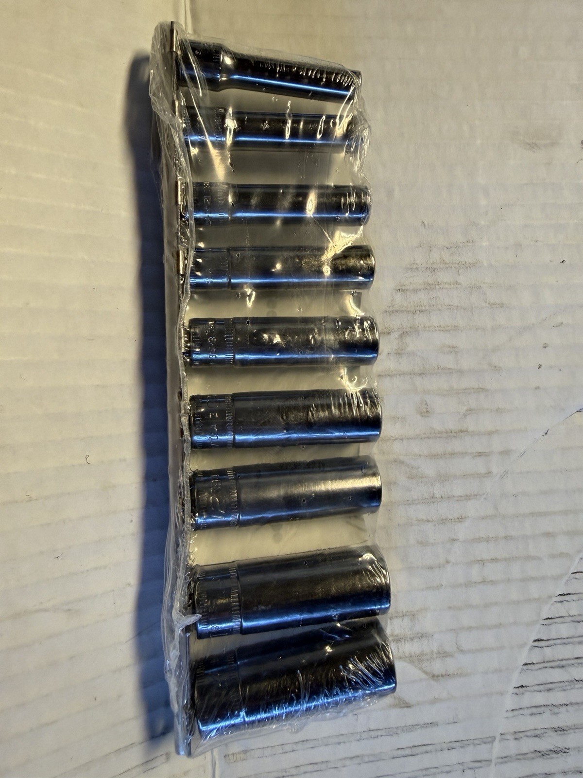 CAT/ Snap-On USA 1/4” Drive 9 Piece Metric Socket Set 6 Point Chrome