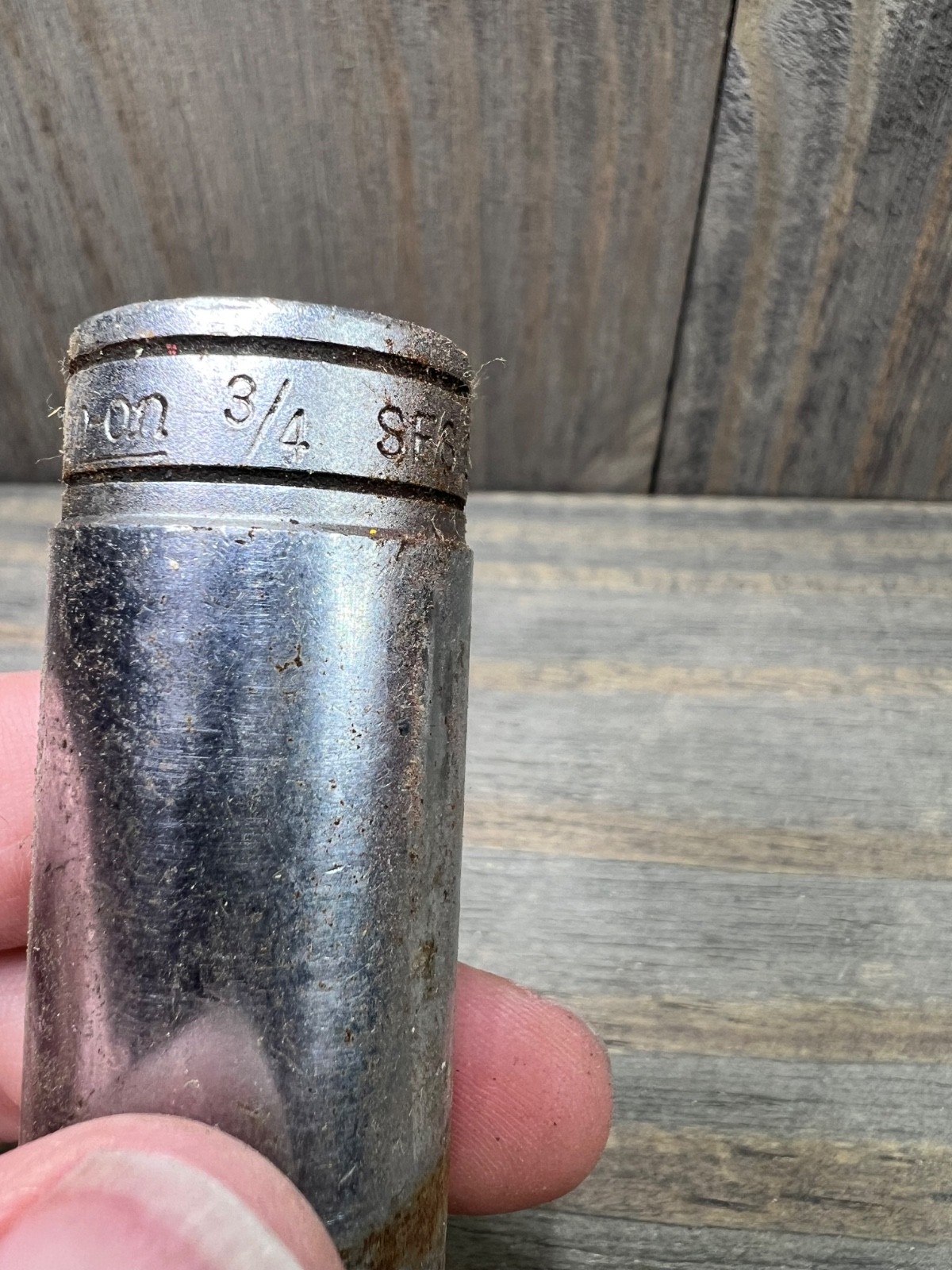 Snap-on SFS241 USA 3/8 Drive 6 Point 3/4 Socket Standard Tool SNAP ON X100 241