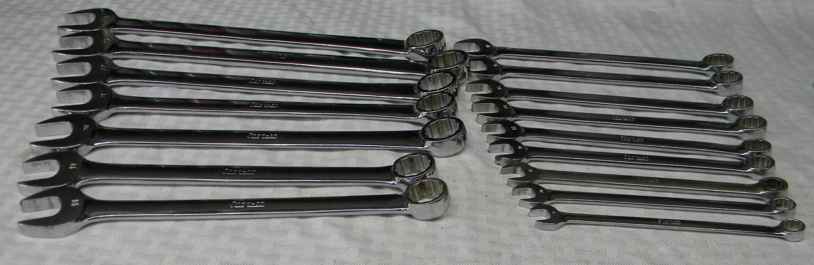 SNAP-ON 16PC METRIC 12PT COMBINATION WRENCH SET 9-24MM #OEXM713 +3