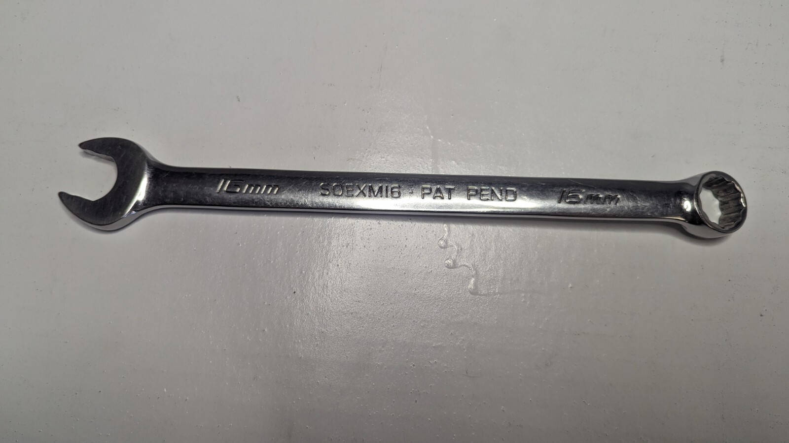 Snap-On SOEXM15 | 15 mm 12-Point Metric Flank Drive® Plus Combination Wrench