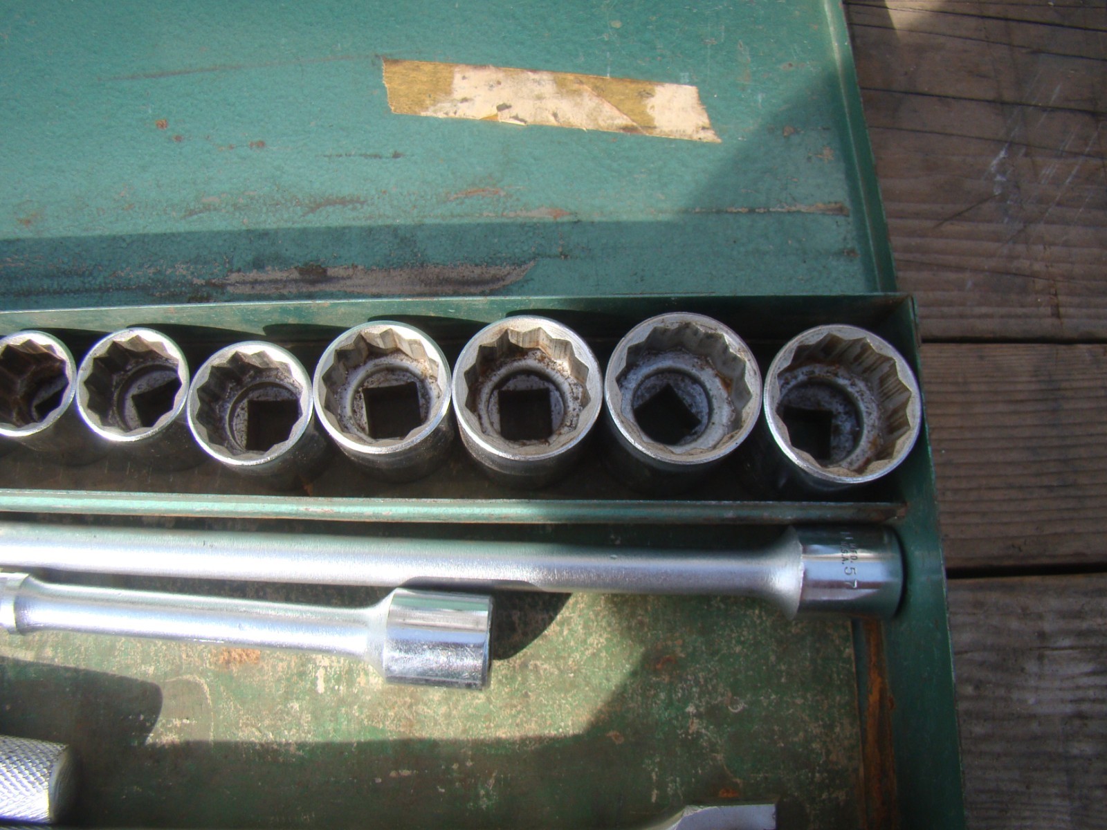 Vtg Thorsen 18pc 1/2″ Drive Socket Set 1218 Made In USA Ratchet SAE 12 Pt