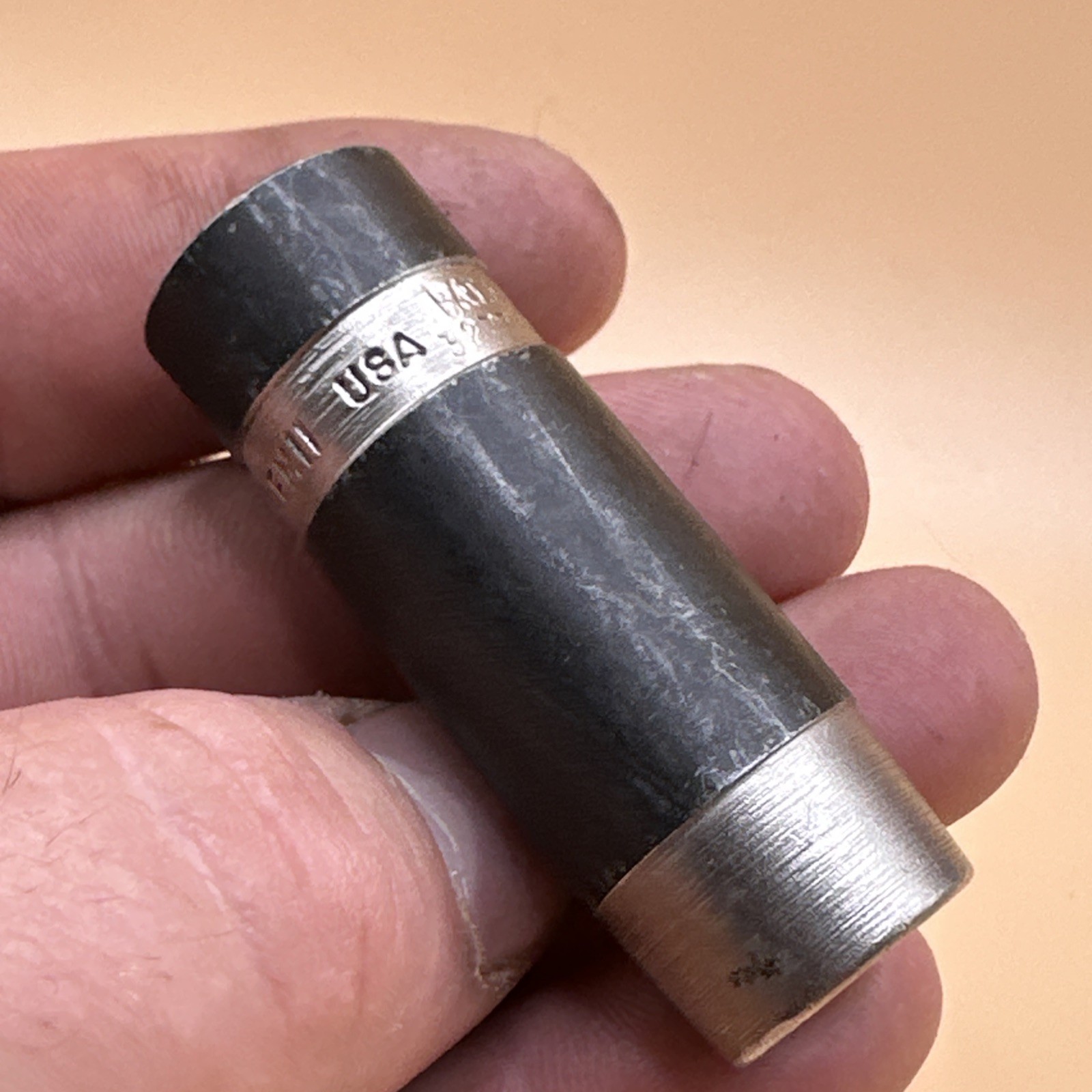 Vintage Snap On 11mm 6 Point Deep Impact Socket 3/8” Drive SIMFM11