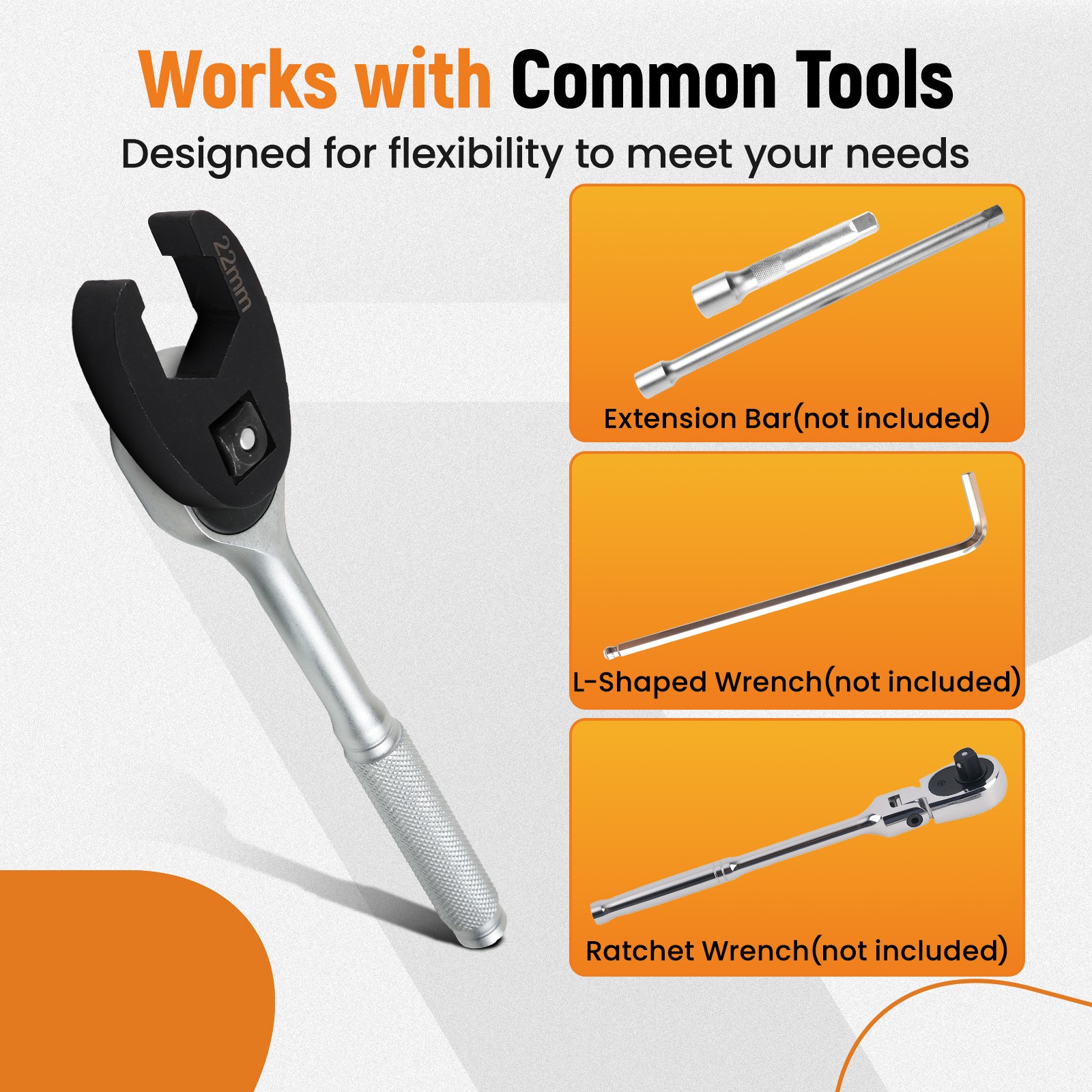 19X Crows foot Wrench Set 1/2″ and 3/8” Drive Flare Nut Crowfoot Wrench Set