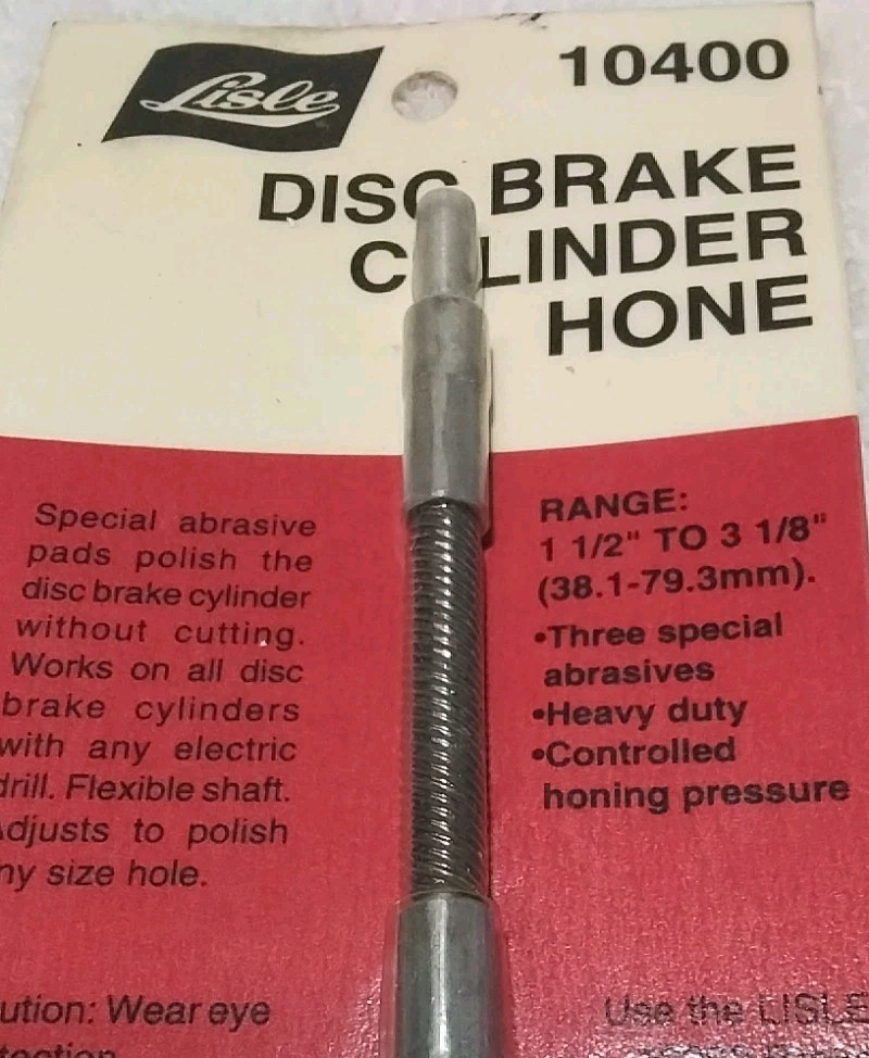 10400 LISLE DISC BRAKE CYLINDER HONE 1-1/2″× 3-1/8″ USA 🇺🇸