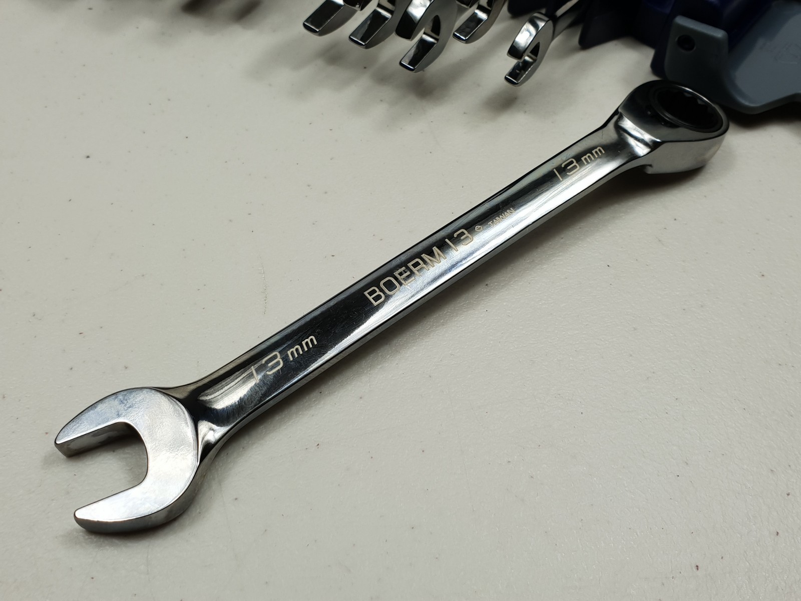 Blue Point 8-19mm Ratchet Spanner Set BOERM712 – As sold by Snap On.