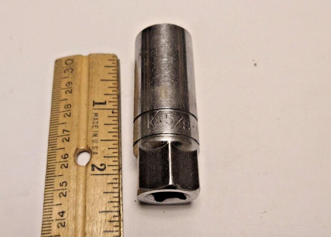 SK 3/8″ Drive 5/8″ Spark Plug Socket SAE 4420 USA S436