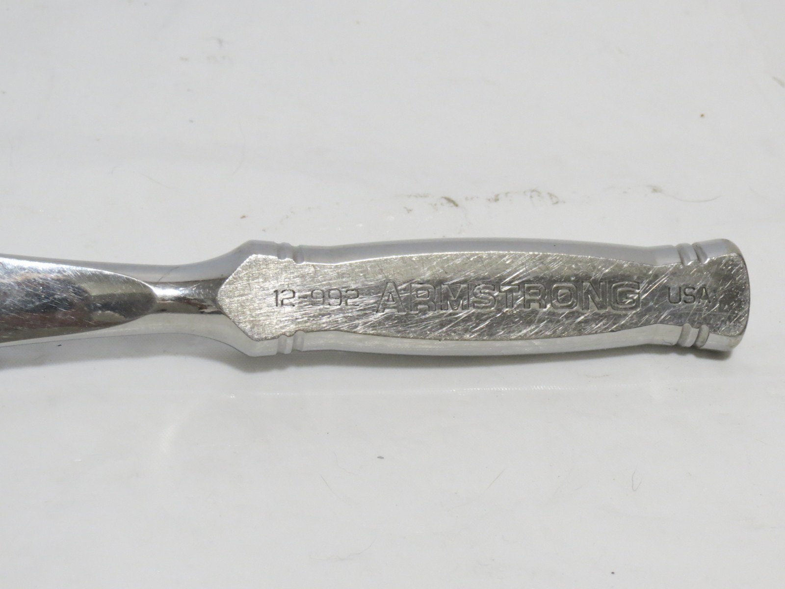 Armstrong Tools USA 12-992 Polished 1/2″ Ratchet Long 10.25″ Used