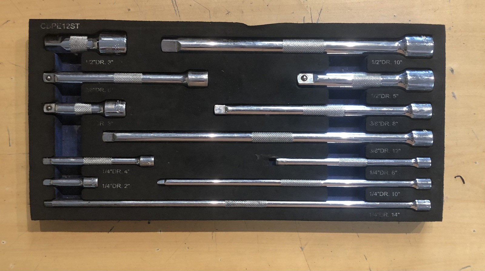 Blue Power Socket Extensions CBPEP11ST (missing One& Mismatch)+ CBPE12ST (full)
