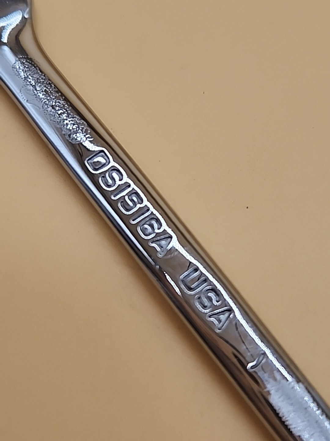 Snap-On Tools 15/64″ 1/4″ SAE Offset Open Ignition Wrench DS1516A USA