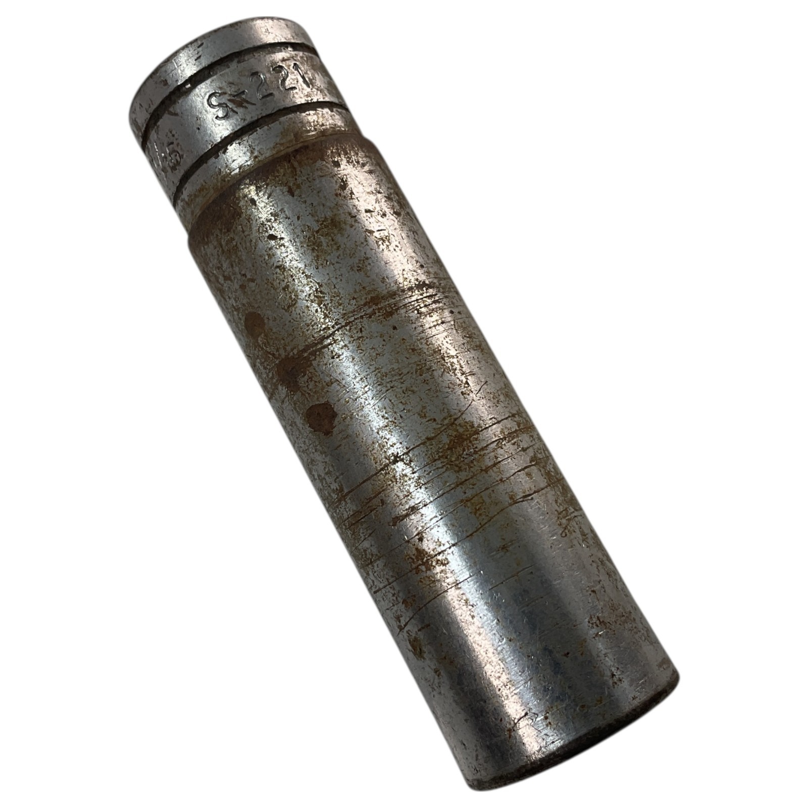 Snap-On Deep Socket 11/16″ S-221 1/2″ Drive Chrome As Pictured Mechanic As Is