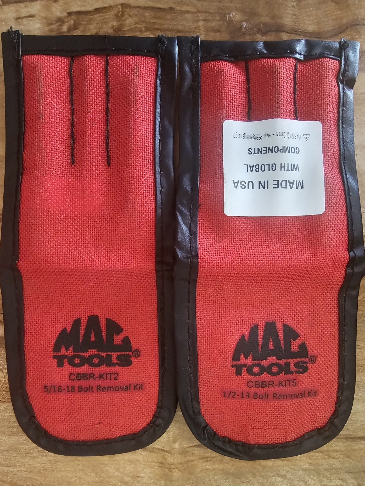 Mac Tools 1/2″ Burr Bolt Removal Kit – Cbbr-kit5 & Cbbr-kit2