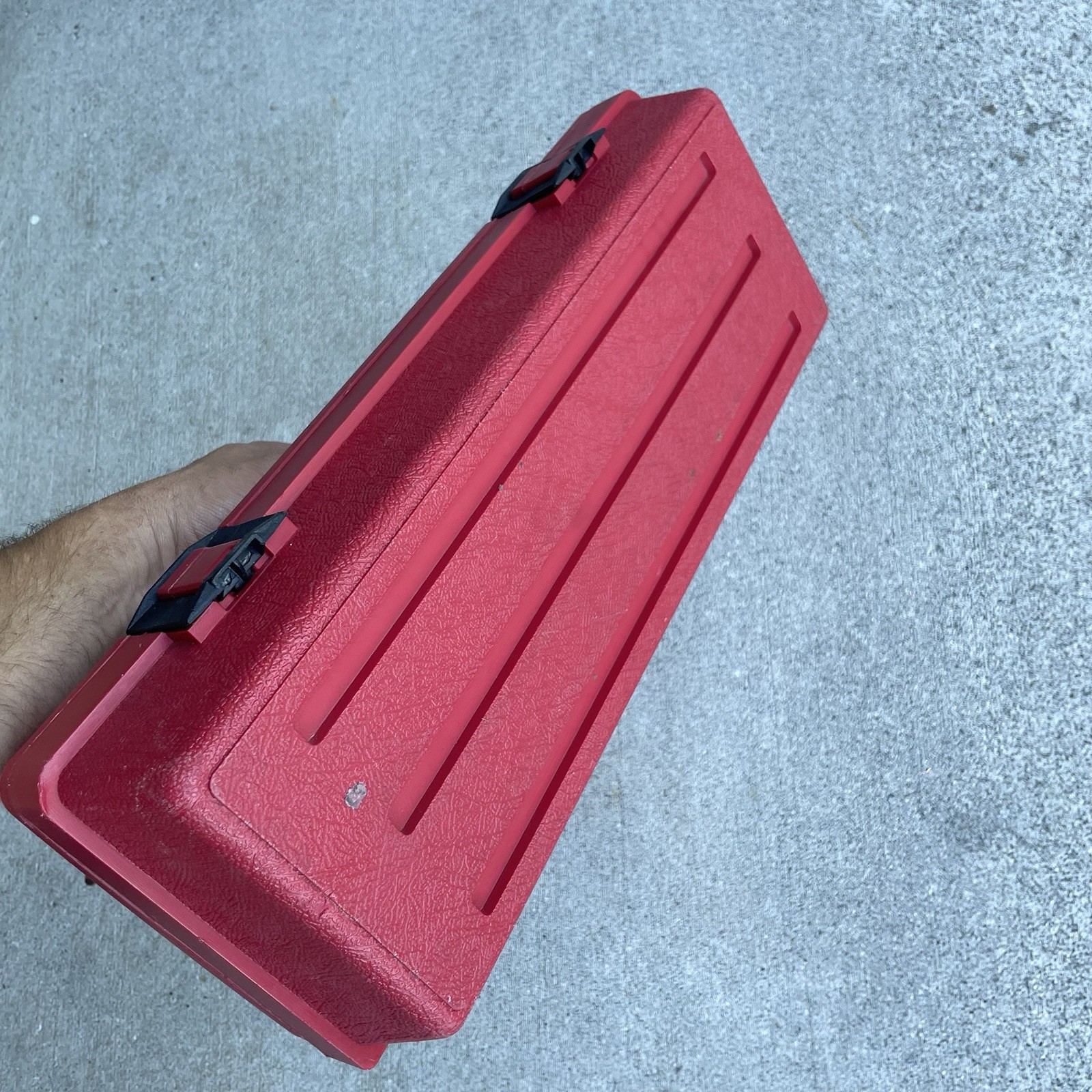 Vintage Sears Best Craftsman USA 18.5″ Red Permanex Tool Box Case