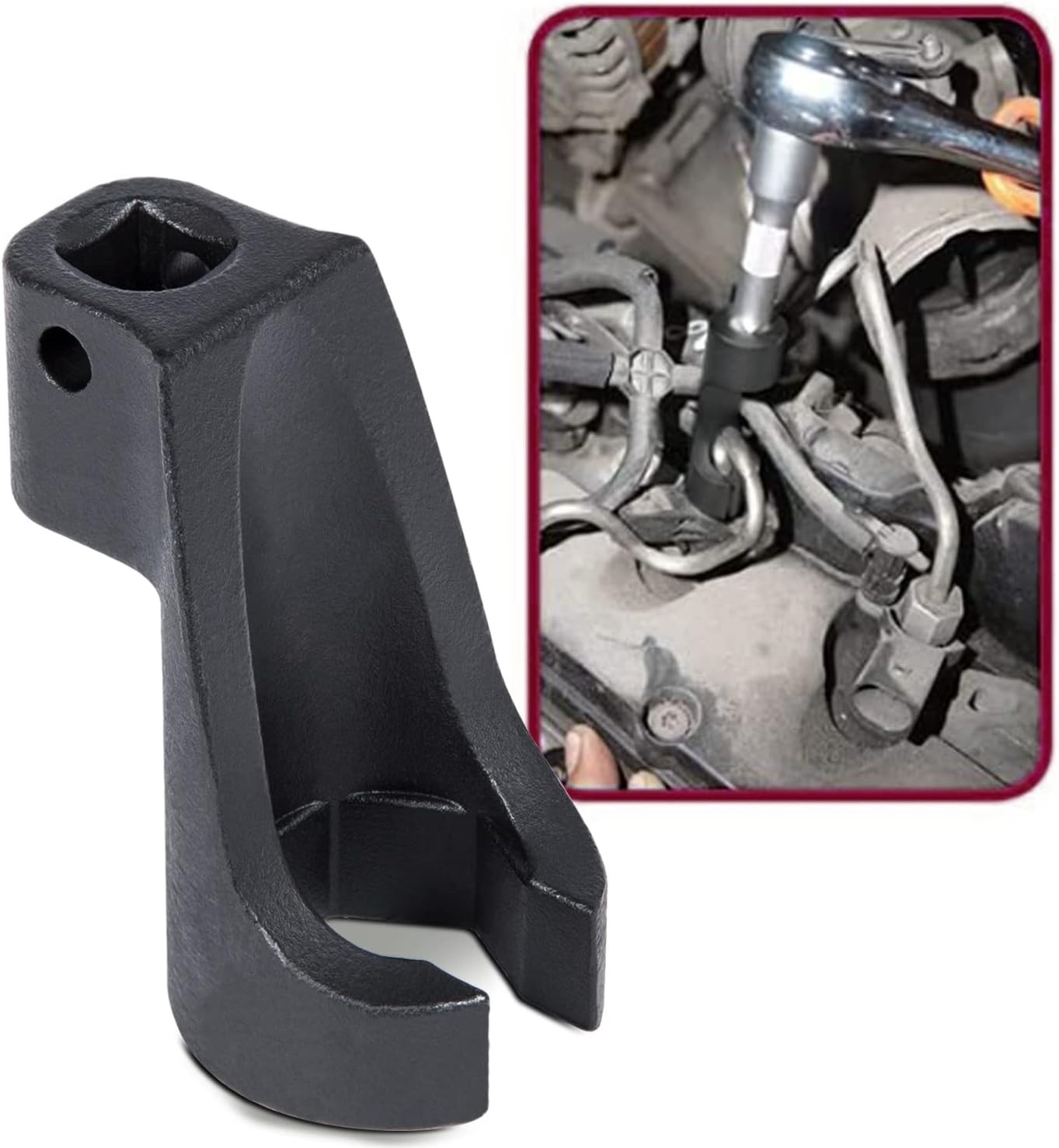 19MM High Pressure Fuel Line Socket Tool for Detroit Diesel DD13 DD15/16 J48770