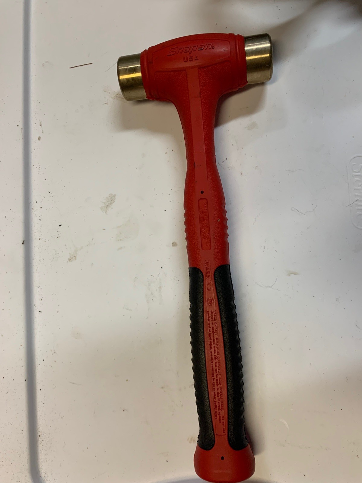 Like New Snap-on HBBT32 32oz/907g Soft Grip Bronze Tip Hammer [Unused]