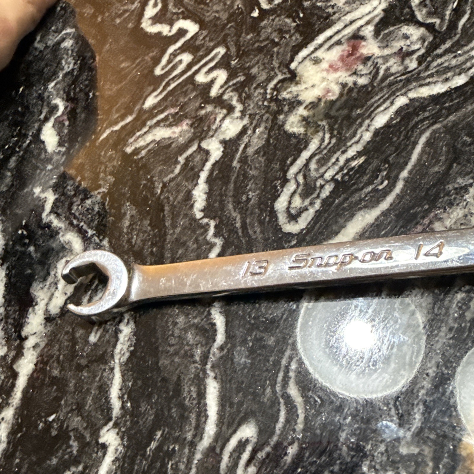 New Snap On RXFMS1314B – 13mm X 14mm 6 Pt Double End Flare Nut Wrench