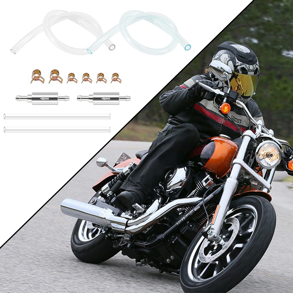 Pair Tube Bleeding Motorcycle Car Clutch Brake Bleeder Hose One Way Valve Tool