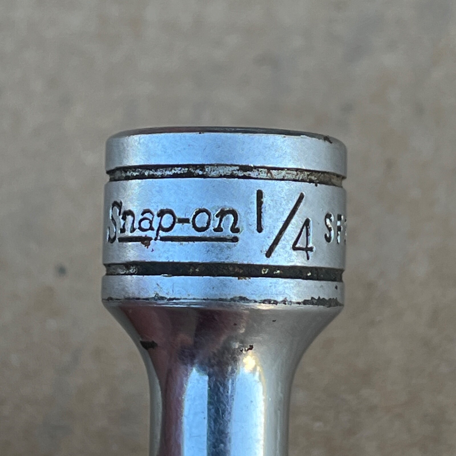 Snap On SFS081 1/4” inch SAE 3/8” Drive 6 Point Deep Socket – a