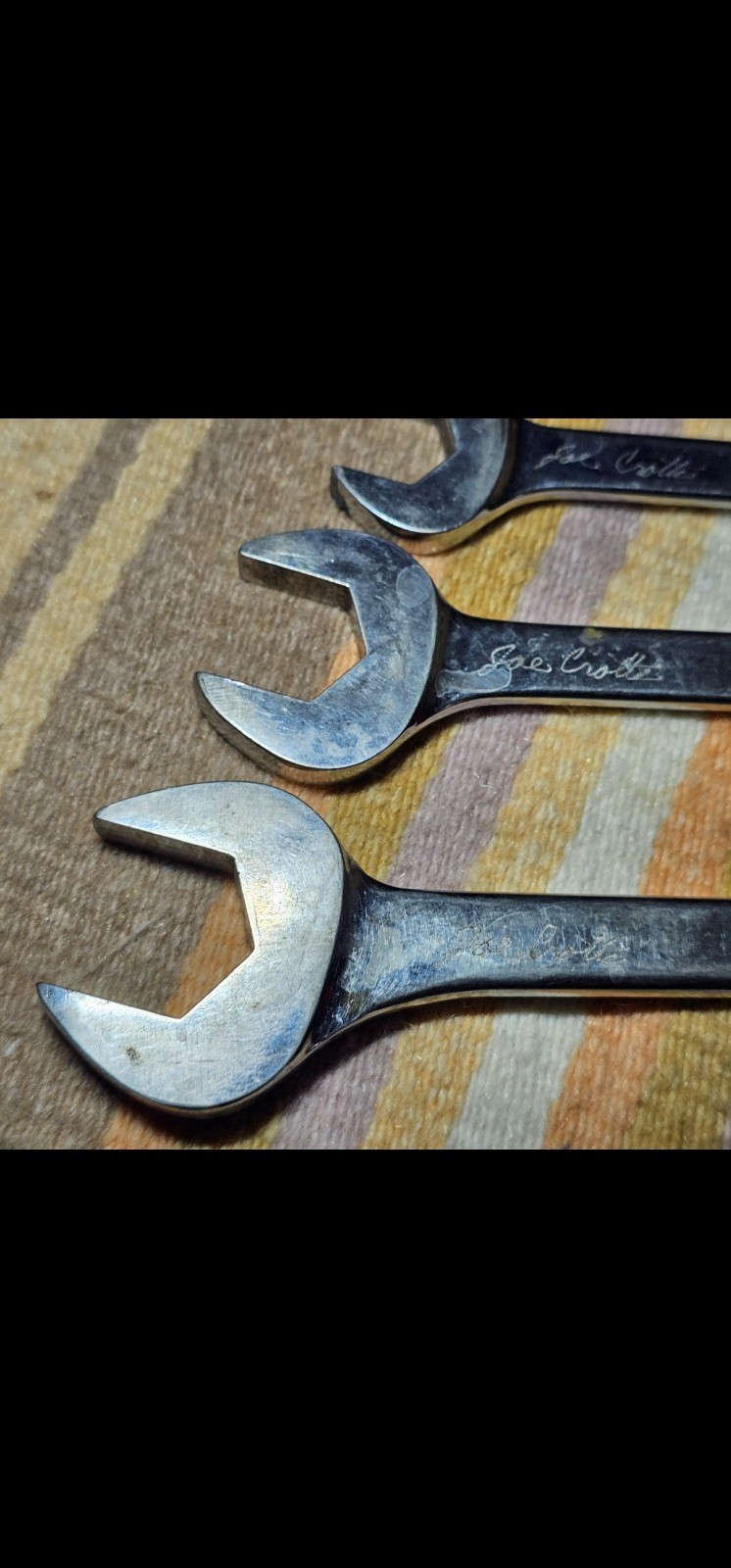 Matco Tools 5 Piece SAE Combination Matco Wrench Set See Photos Tools Pre Owned
