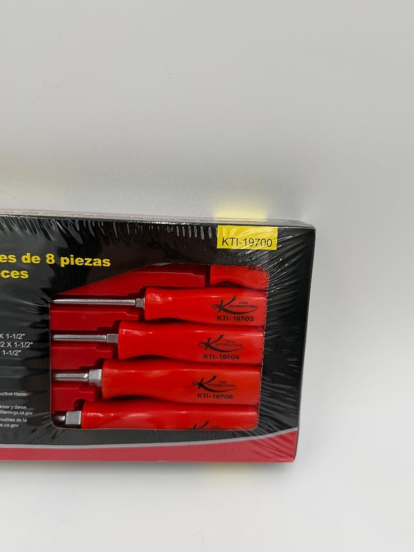 K Tool International KTI19700 Screwdriver Set 8 Piece