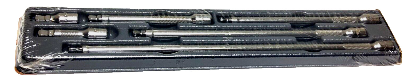 *NEW* Snap On 1/4″ Wobble Plus Extension Set, 6 pcs KNURLED ~ 106ATMXWP -SEALED!