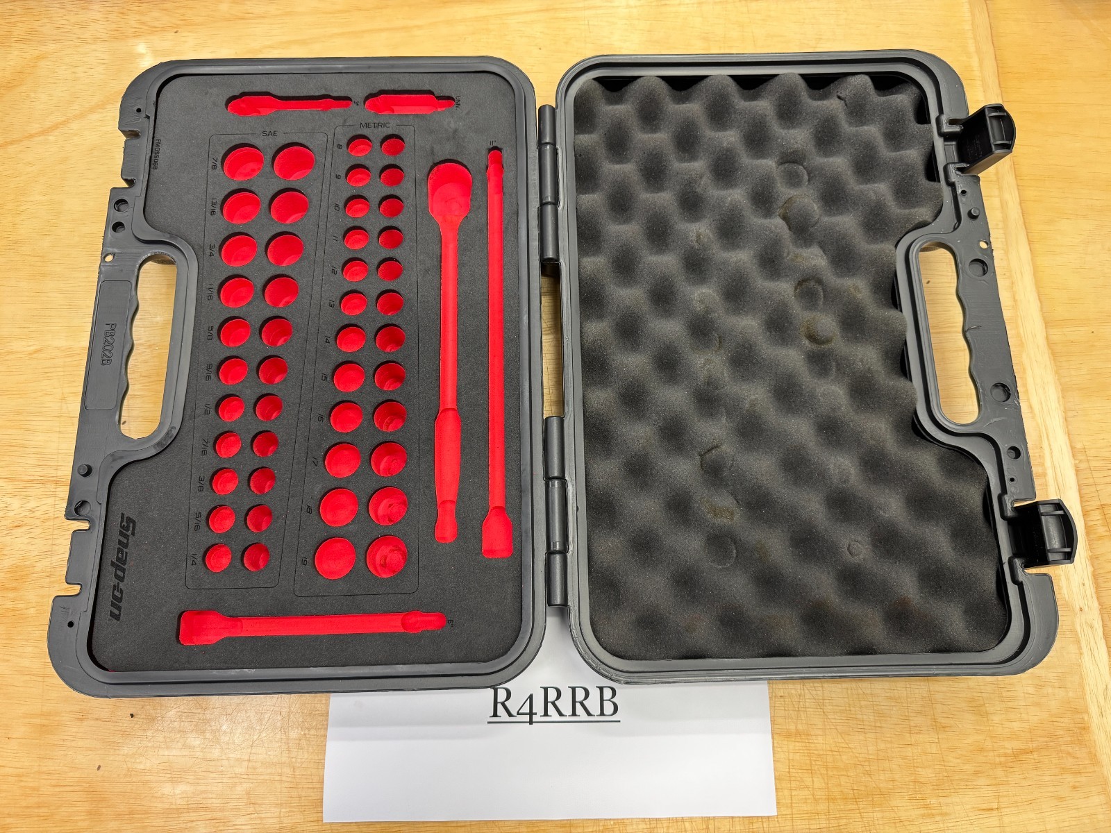 Snap-on Tools 51pc 3/8″ Drive General Service Empty CASE + FOAM ONLY 251FSMBFR