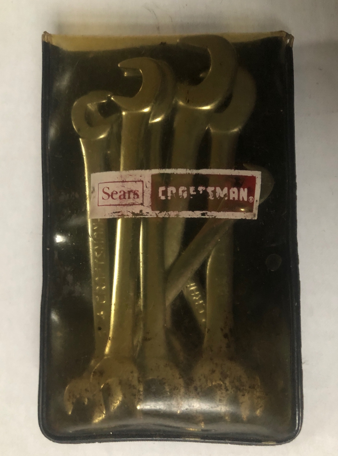 Vintage Craftsman No. 9-4306 » Super-tuf» Open End Ignition Wrench Set In Pouch