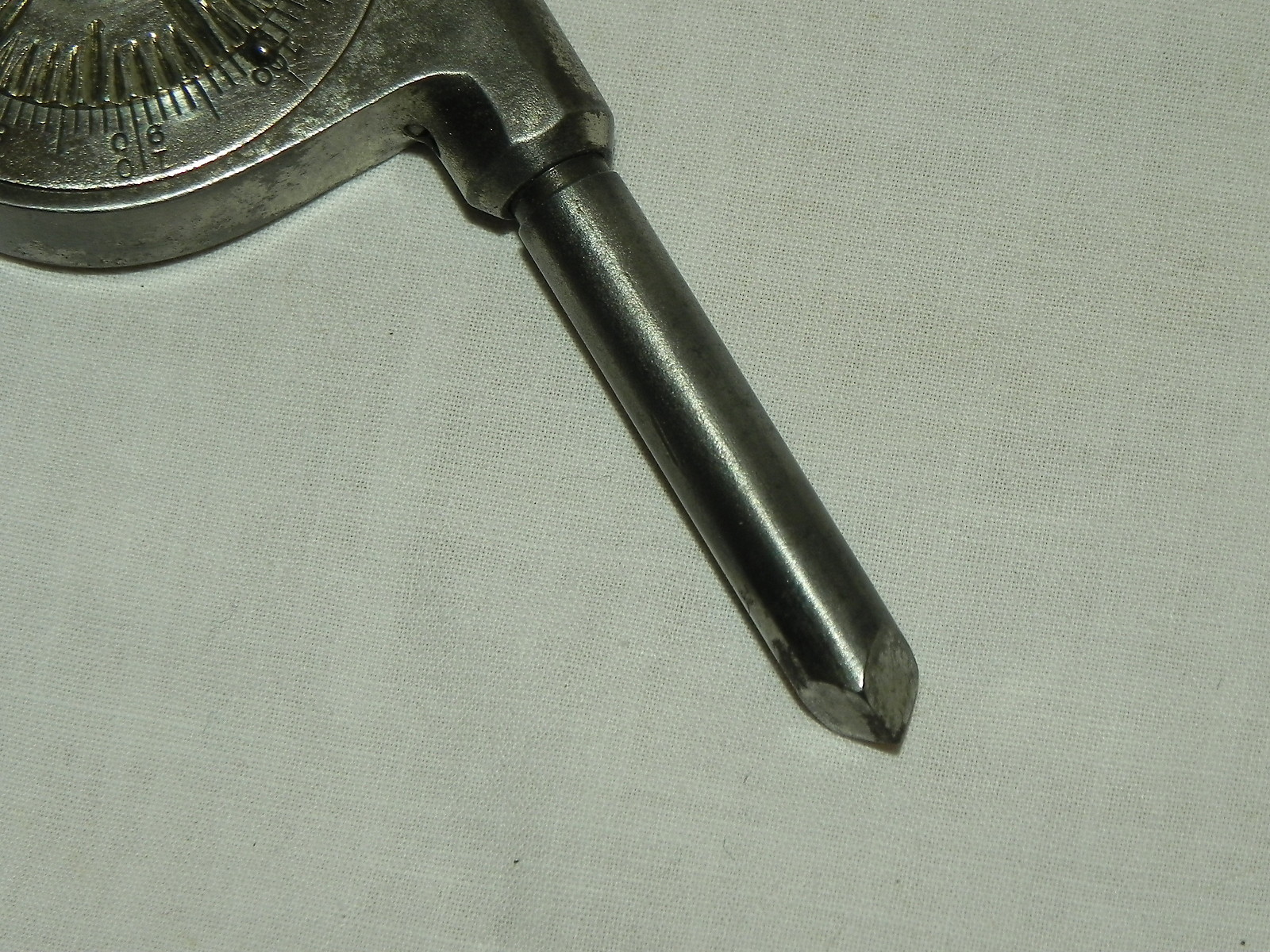 Antique 1896 L. S. Starrett Co. Athol Mass RPM Gauge With Original Case