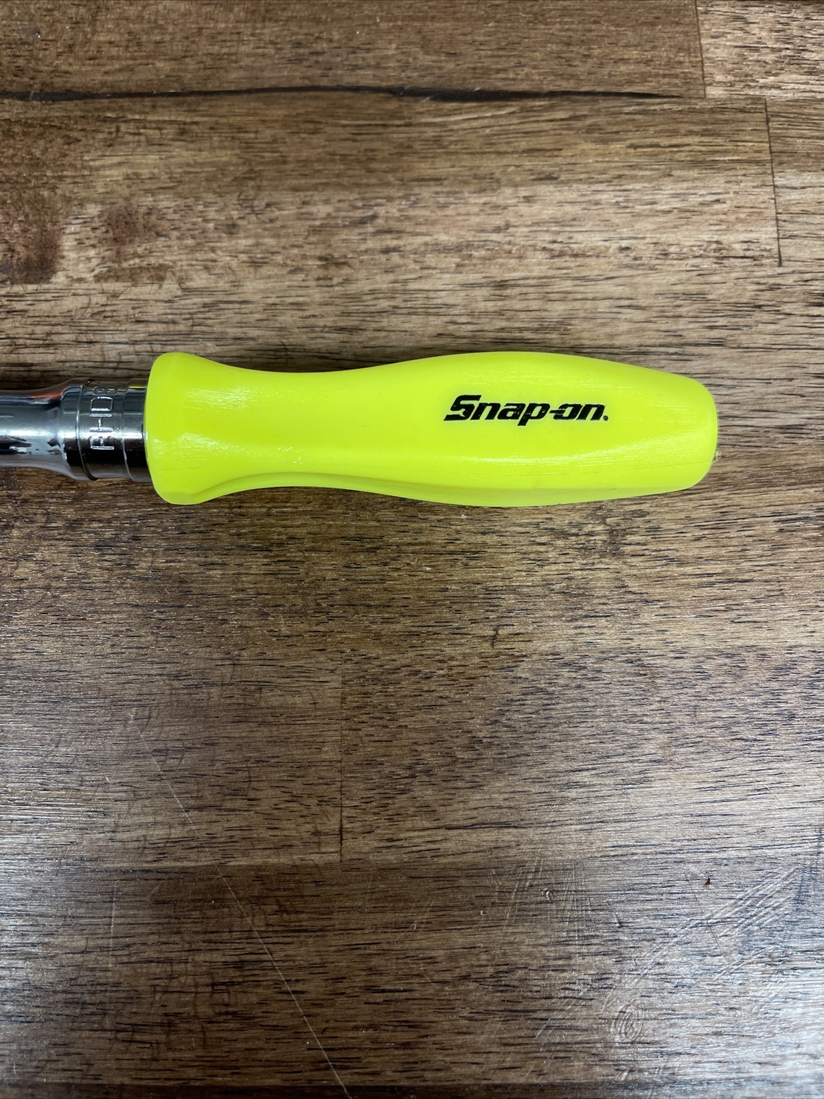 NEW Snap On Tools FHD80MP 3/8″ Indexing Head HI VIZ YELLOW Hard Handle Ratchet