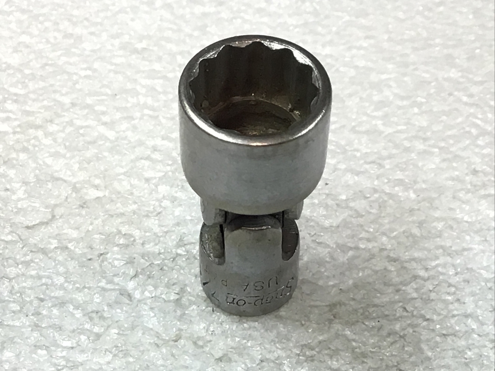 Snap On TMU141 – 7/16”, SAE, 1/4″ Dr., Chrome, 12Pt., Swivel Socket-USA-NICE-