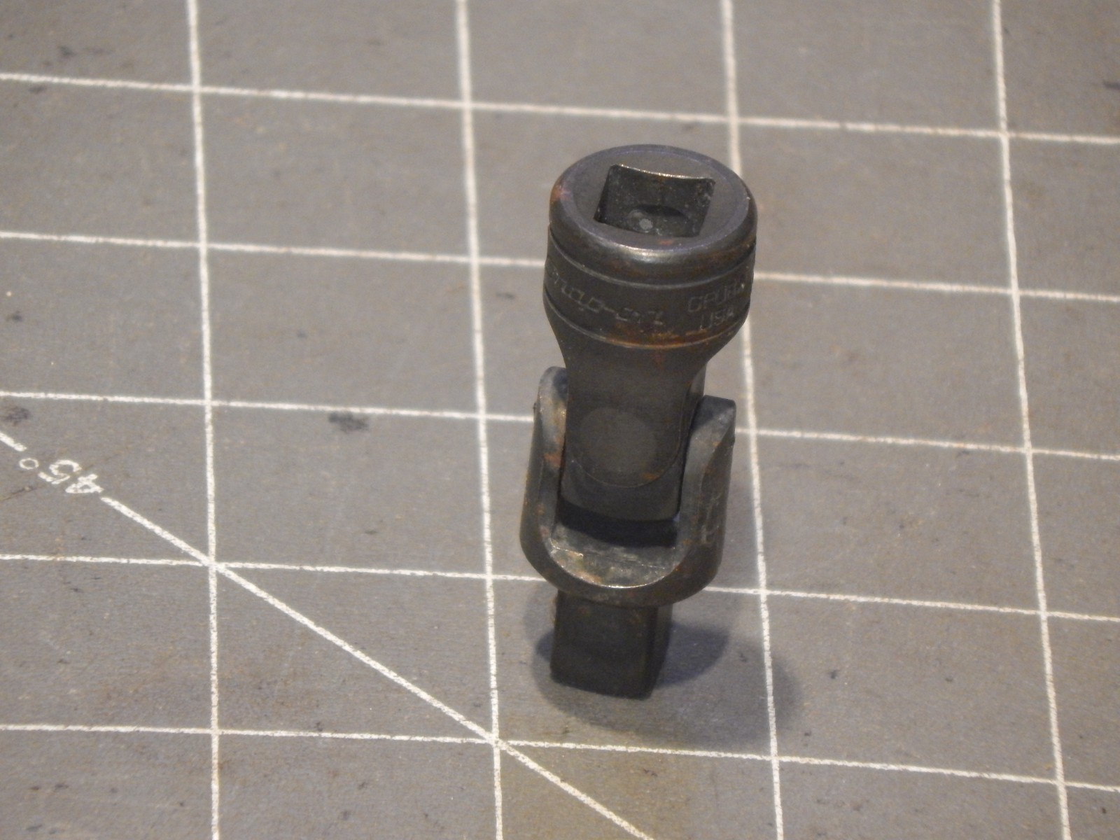 Snap On Industrial 3/8 Drive Universal Joint Swivel Socket Adapter GFU8A FU8A Dr