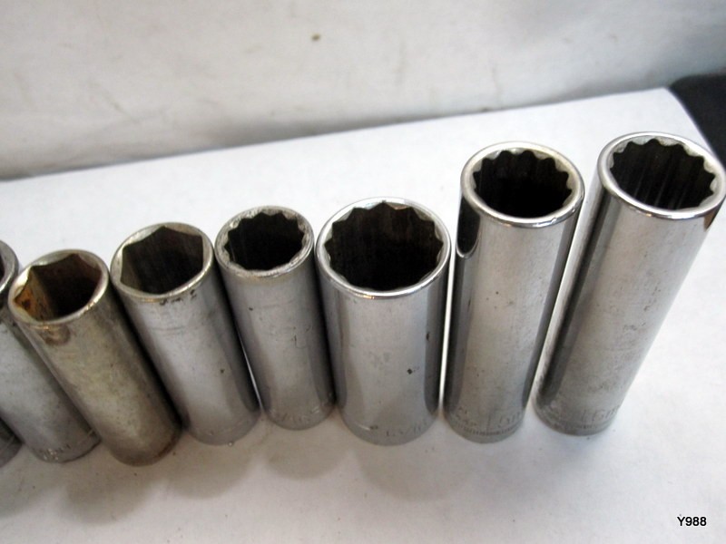 CRAFTSMAN set of 9 sockets mix lot see description