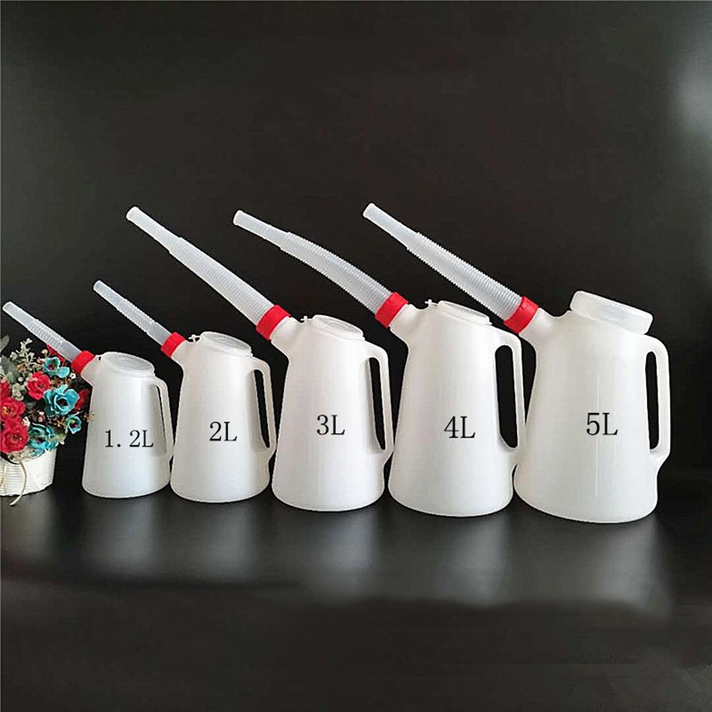 Oil Measuring Jug with Spout Oil Jug Oil Container 3L 4L 5L Engine Oil Pot NEW ！