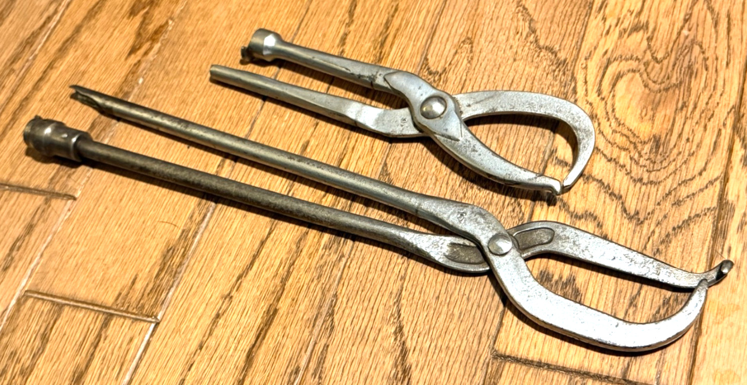 🇺🇸 Tools Set Lot Brake Drum Spring Pliers 4 Way Hook Multitool Bendix Removal