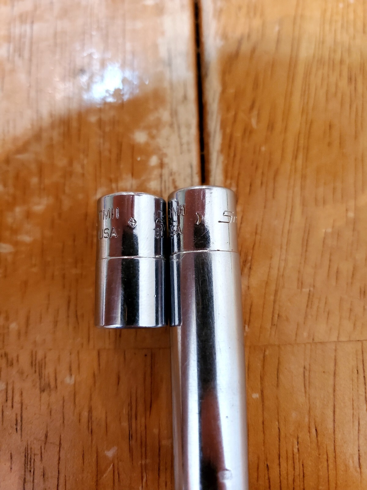 Snap On 1/4 Drive 11/32 6PT Shallow Deep Sockets Lot Of 2
