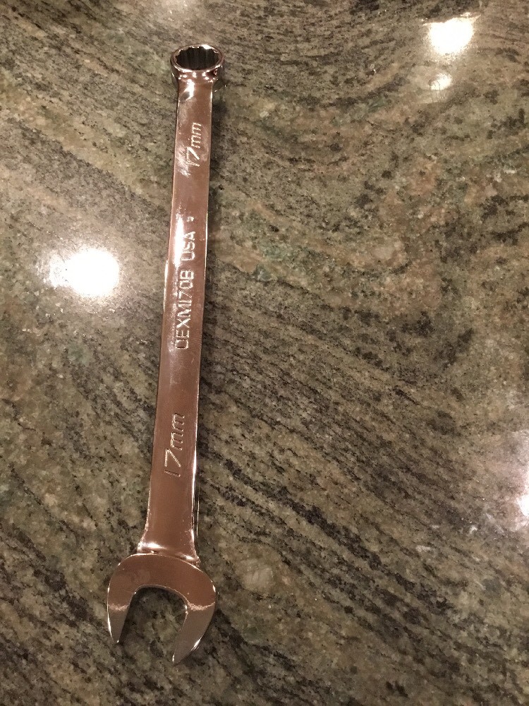 Snap On oexm170b 17mm open end 12 point combination wrench new