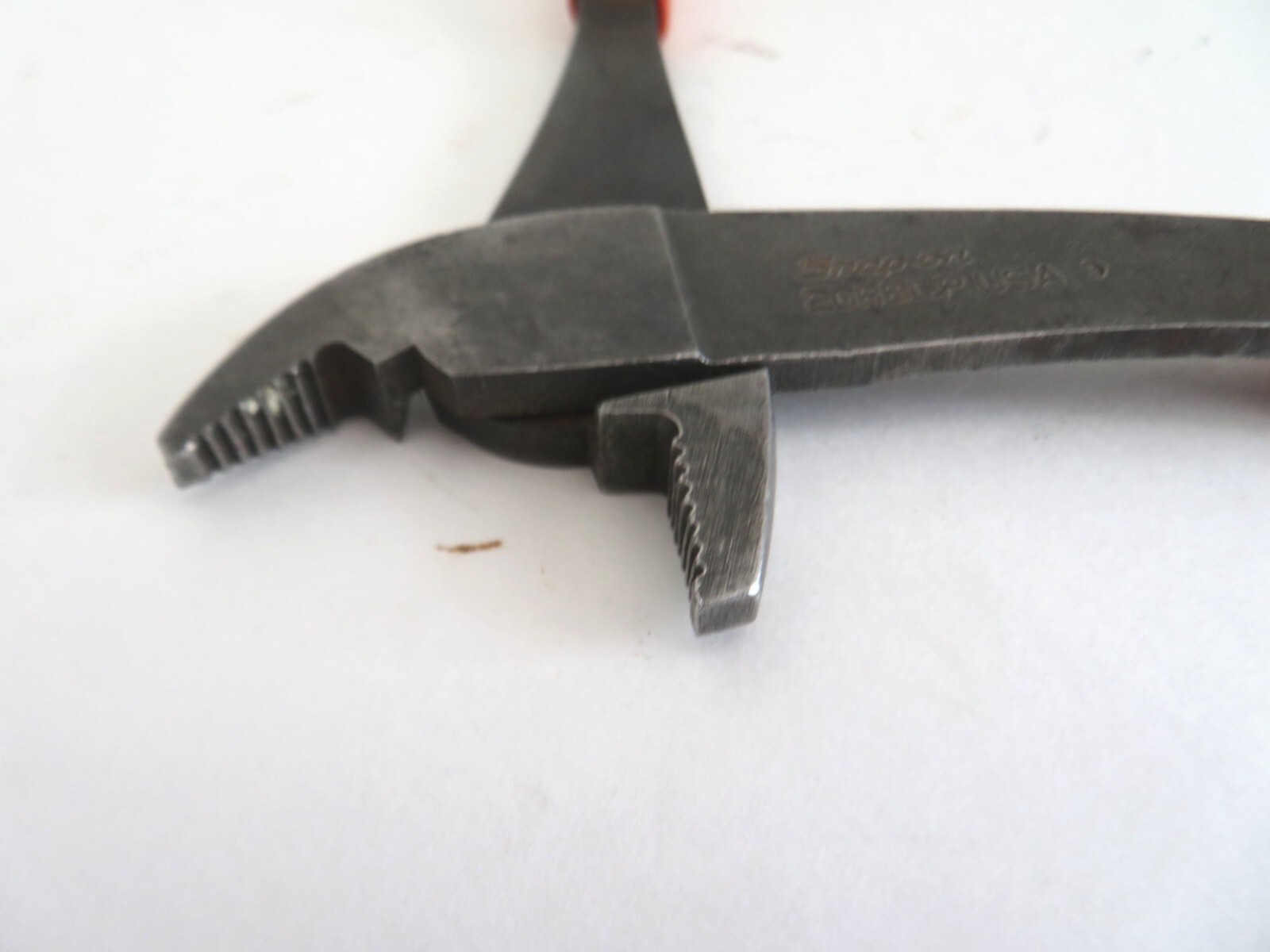Snap-On 208BCP Pliers Orange Handle Rounded Nose Battery Terminal Pliers USA