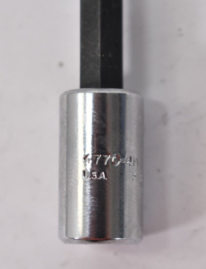 Proto Professional 4770-4M 1/4″ Drive 4mm 1-7/8″ Metric Standard Hex Bit Socket