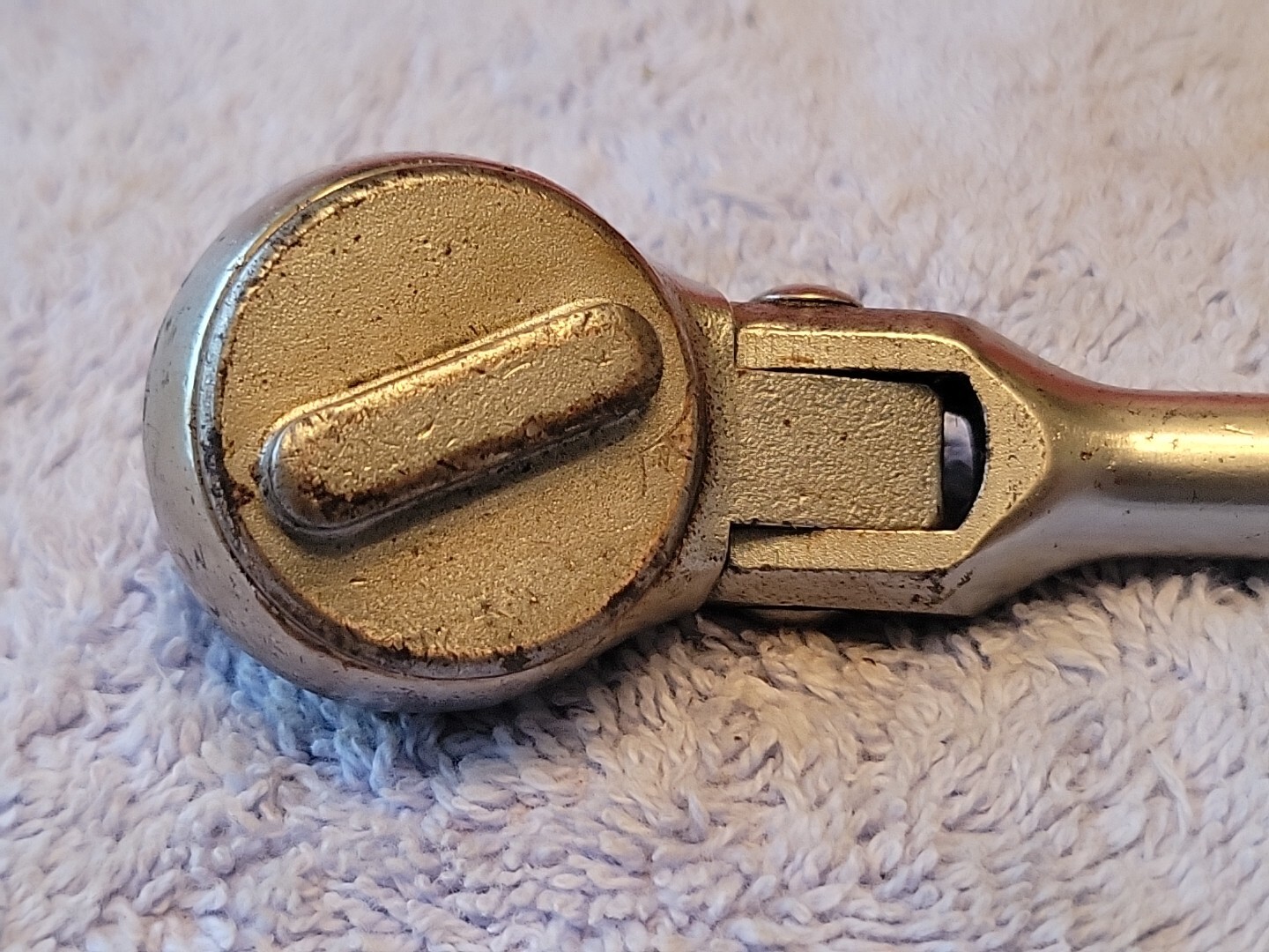 CHAMPION PLUG-MASTER CT-405 3/8″ DRIVE FLEX HEAD FINE TOOTH RATCHET VTG USA 🇺🇸