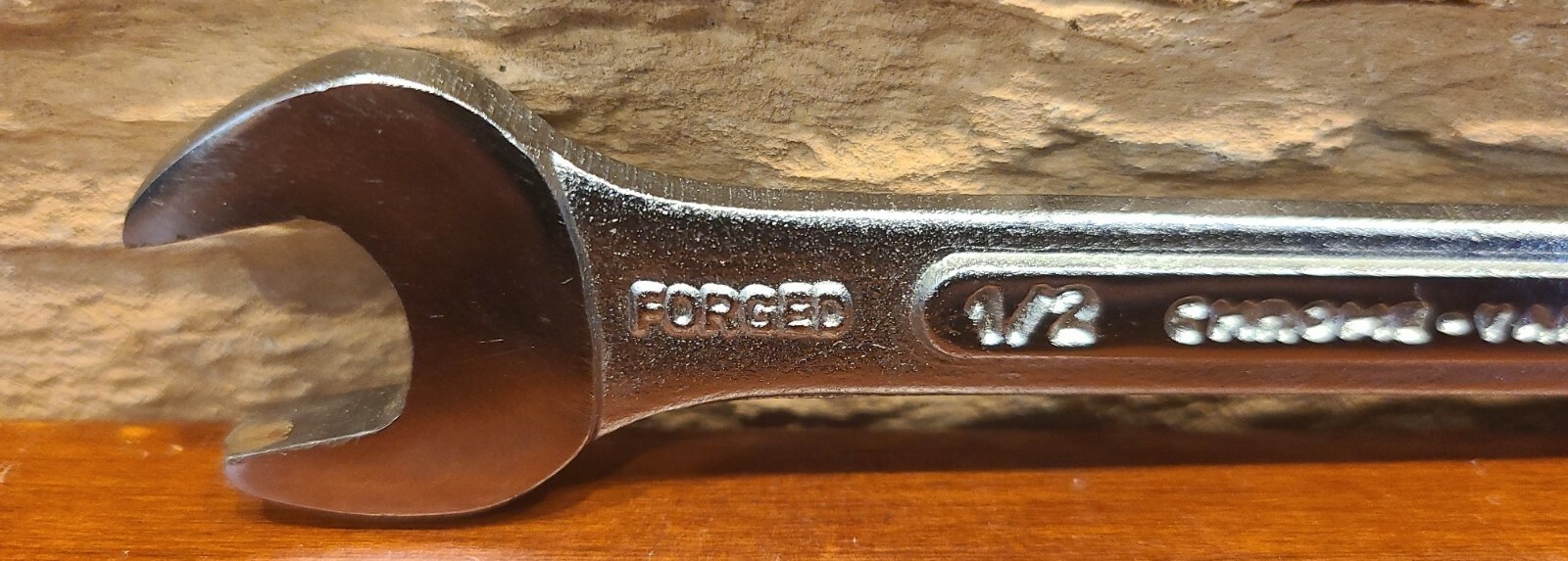 Forged Chrome Vanadium 1/2″ Open End Combination Wrench Made in India 5.5″