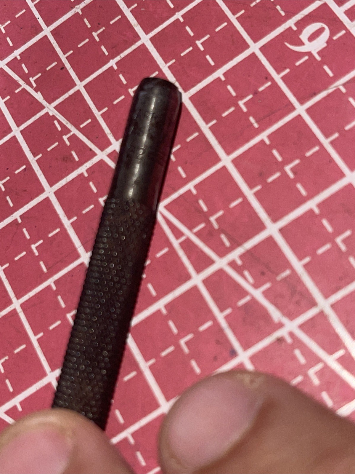 LS Starrett USA 3/32 In SAE Machinist Punch Vintage L.S. Knurled Grip