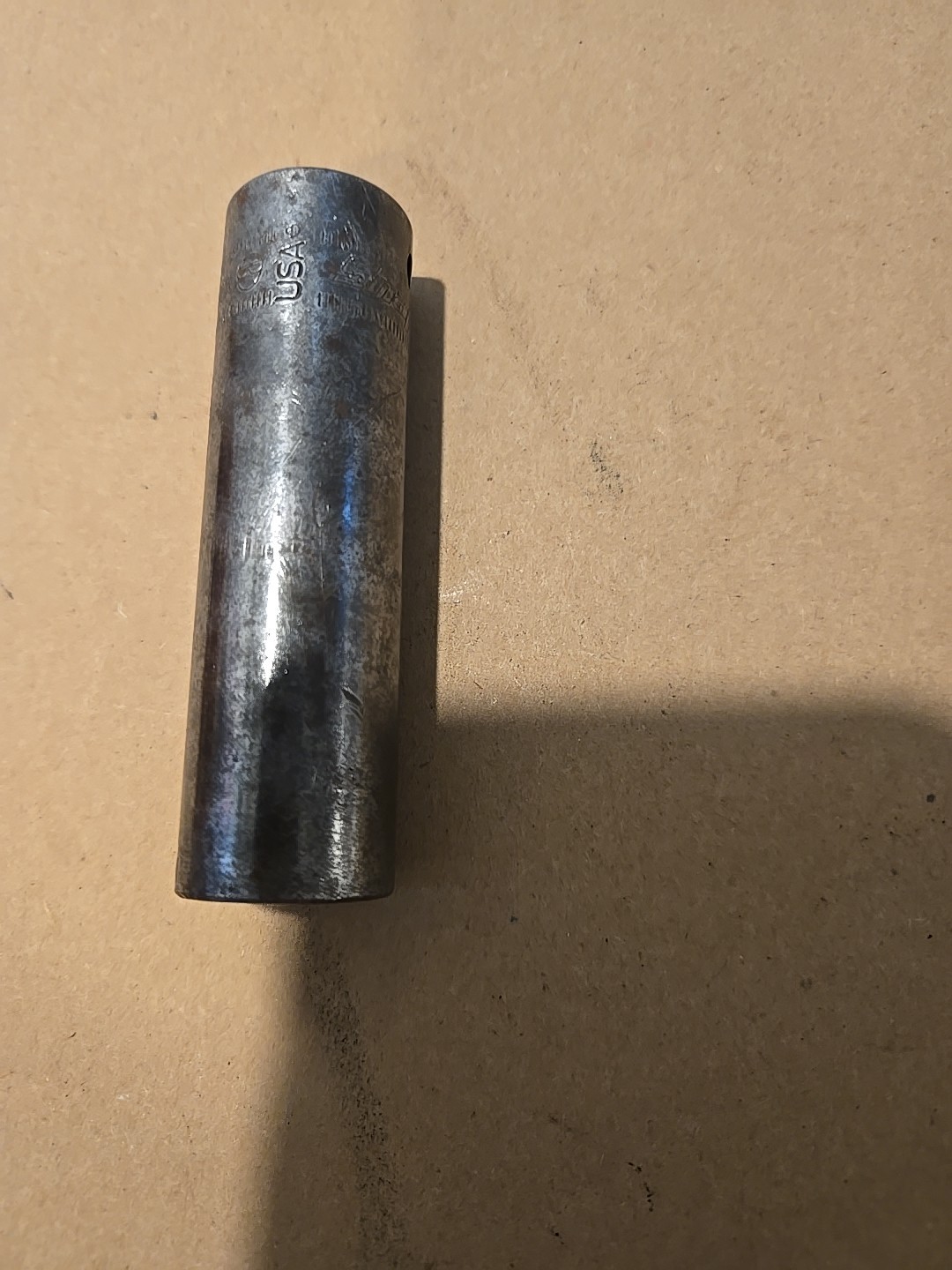 Snap On 1/2″ Drive 15MM 6PT Metric Deep Impact Socket USA Well Used SIMM150A