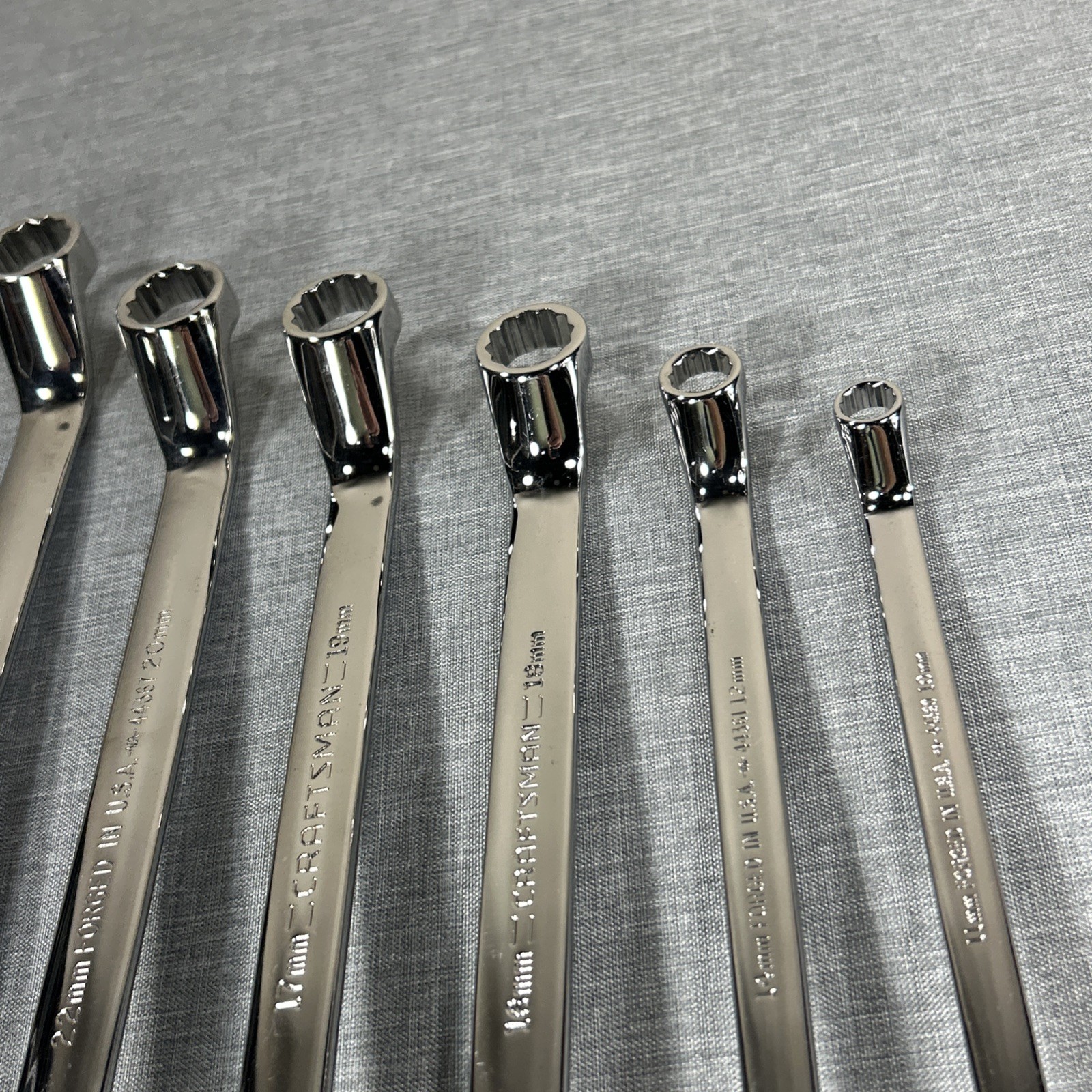 Craftsman Professional Deep Offset Full Polish Metric 6-piece Set VA 10-23mm