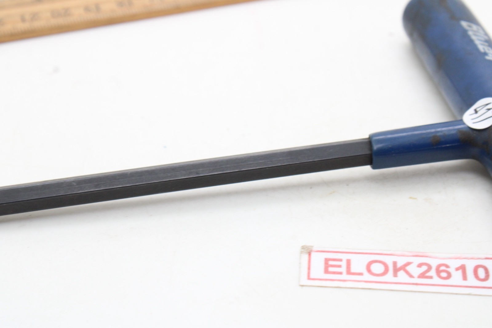Blue-Point AWCG1616 1/4″ 6 Point Blue Rubber Handle Hex Allen Key T Handle USA
