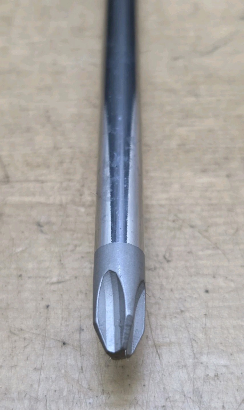 New Snap On SHDP63IR-#3 Phillips Tip X 6″ Long Blade Hard Handle Screwdriver