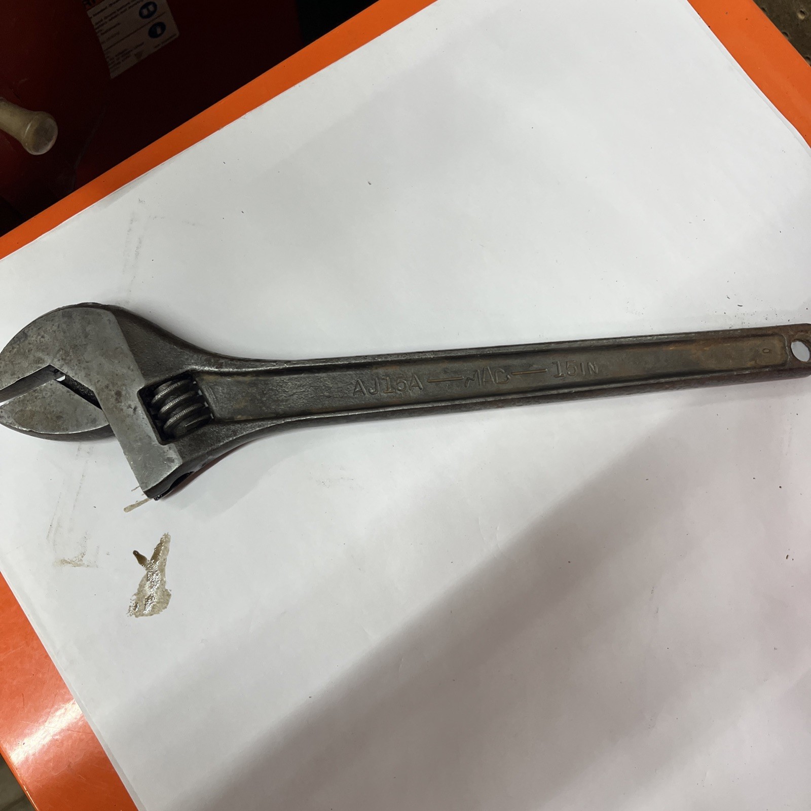 USA Mac Tools Aj15a 15″ Crescent Adjustable Wrench BUY IT NOW